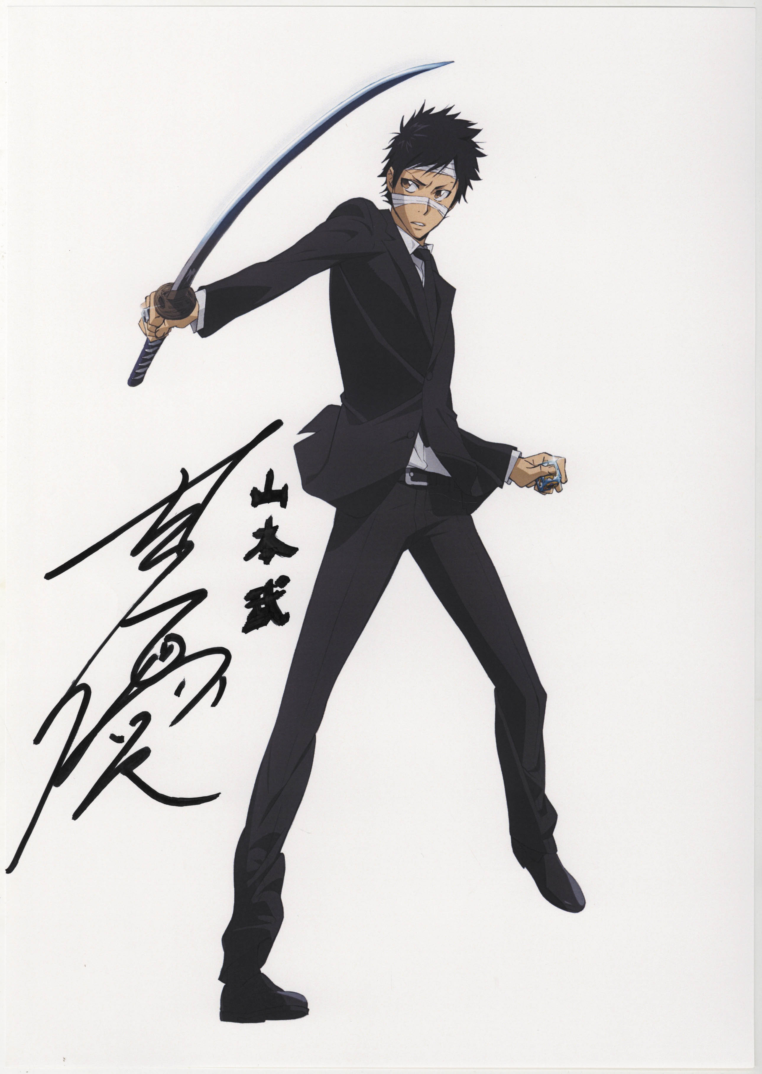 家庭教師ﾋｯﾄﾏﾝREBORN!」声優直筆ｻｲﾝ入りｶﾗｰ複製ｲﾗｽﾄ15枚ｾｯﾄ