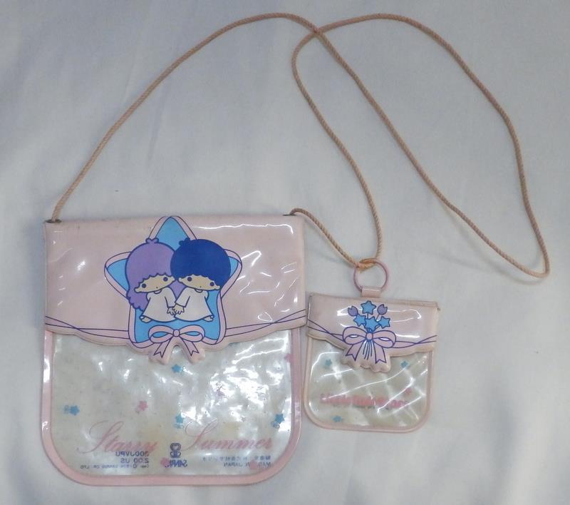 サンリオ リトルツインスターズキキララ ポシェット風ビニールバッグ