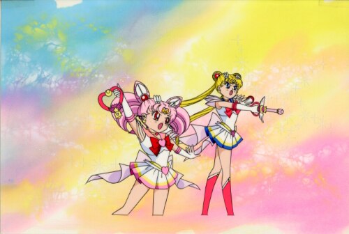 美少女戦士セーラームーン 版権用セル セーラームーン/ちびムーン