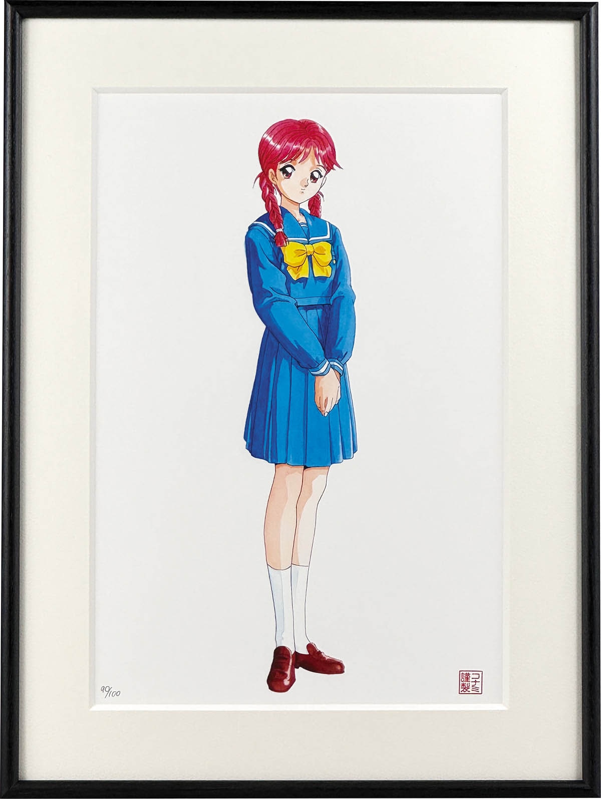 3635] リトグラフ 「 ときめきメモリアル」古式ゆかり