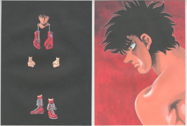 森川ジョージ はじめの一歩複製原画集4枚セット（宮田一郎＆千堂武士