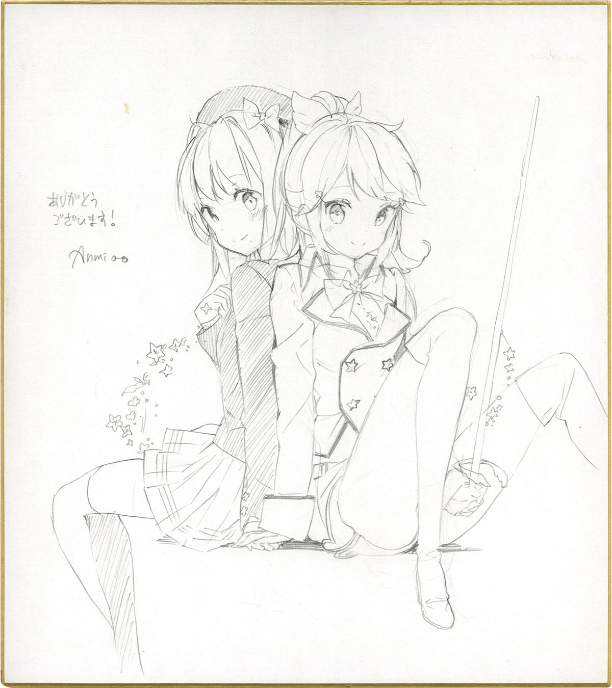 4622］ Anmi 直筆色紙