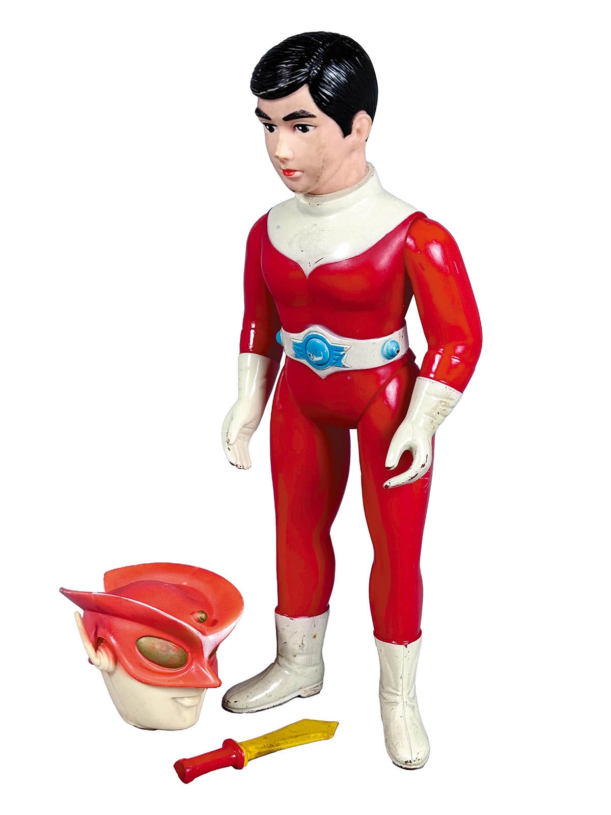 1401] レッドマン 面取れスタンダードソフビ レッドナイフ付