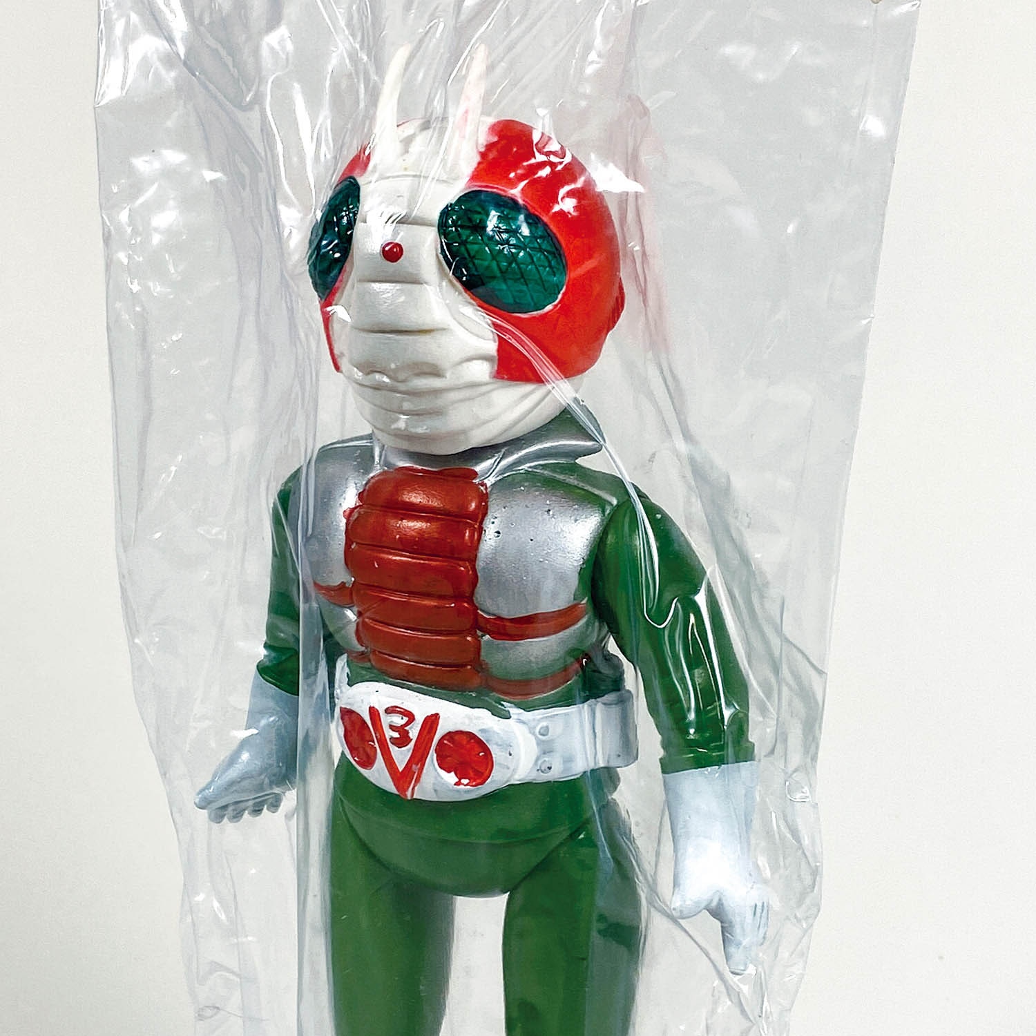 1133] 無版権 仮面ライダーV3 スタンダードサイズソフビ