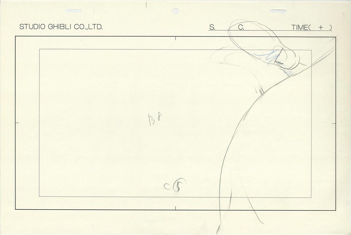7048] 魔女の宅急便 ラフ原画 / 直筆:宮崎駿