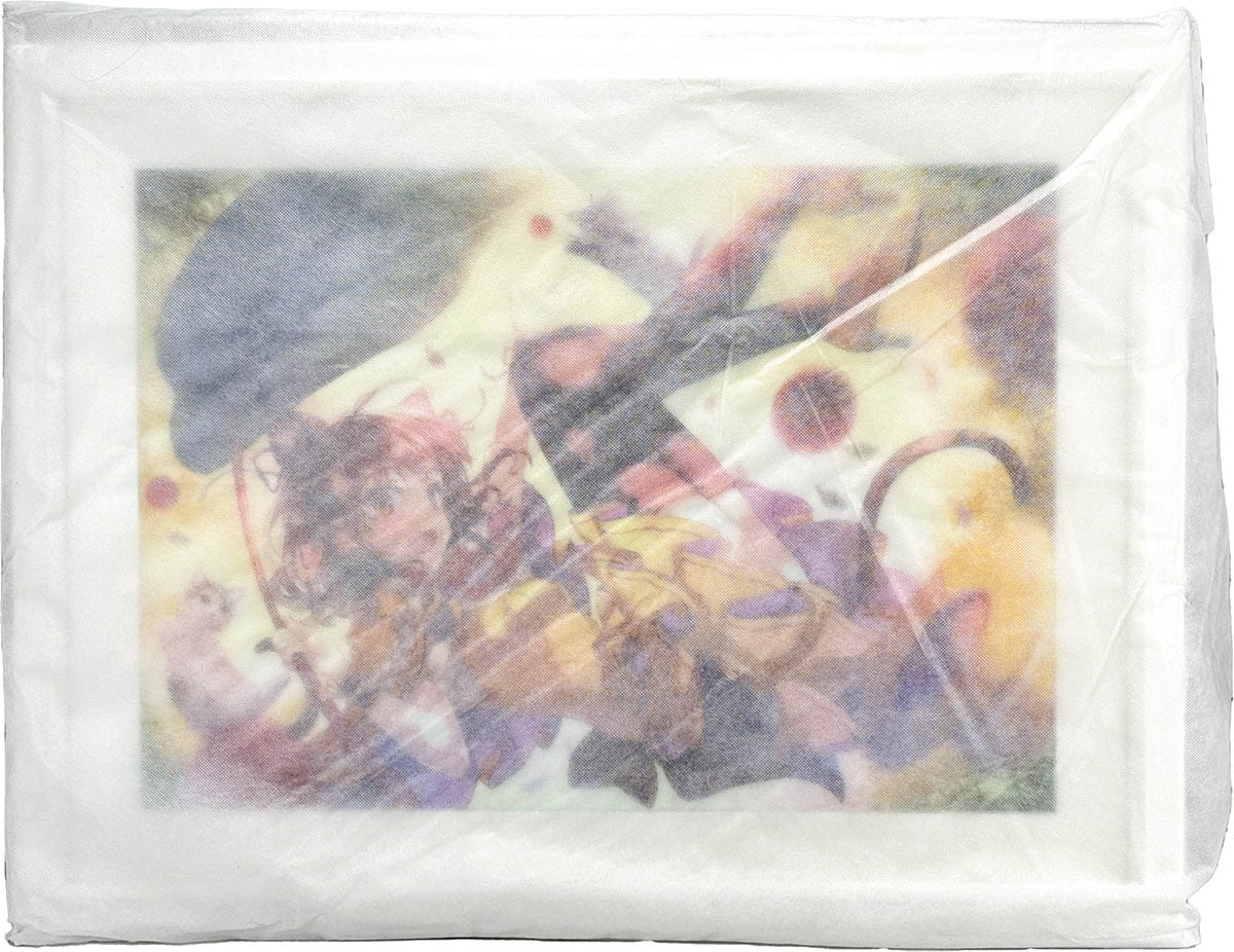 7352] 深崎暮人 直筆サイン入りカラー複製イラスト「Falling Green」