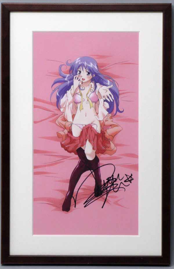 直筆サイン入りカラー複製イラスト 渡良瀬準 はぴねす!でらっくす SG-0721