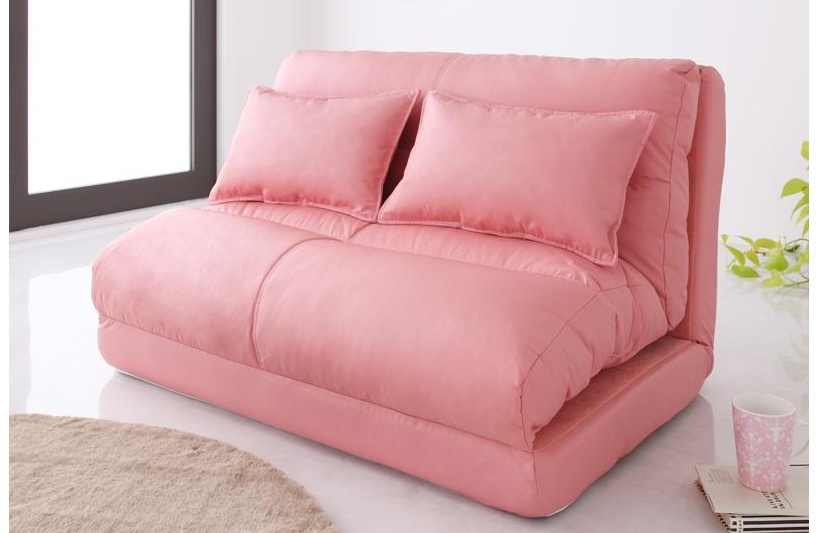 レザーがかっこいい！折りたたみソファーベッド 幅90cm｜ハレノワ