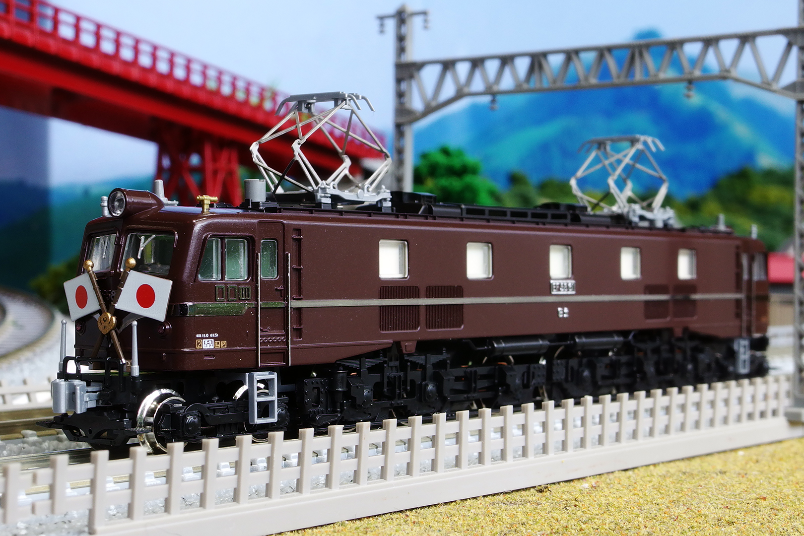 KATO 3038 EF58 61 お召機 入線: Nゲージ立川駅レイアウト作成記