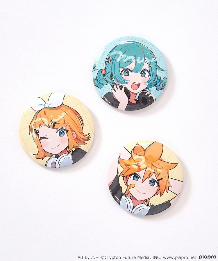 初音ミク 缶バッジ Art by 八三/earth music&ecology（アース