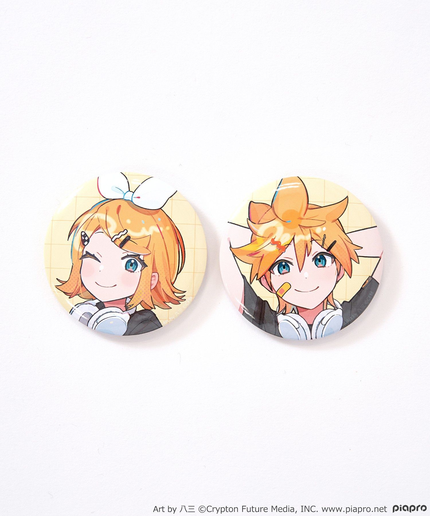 鏡音リン・レン 缶バッジセット Art by 八三/earth music&ecology