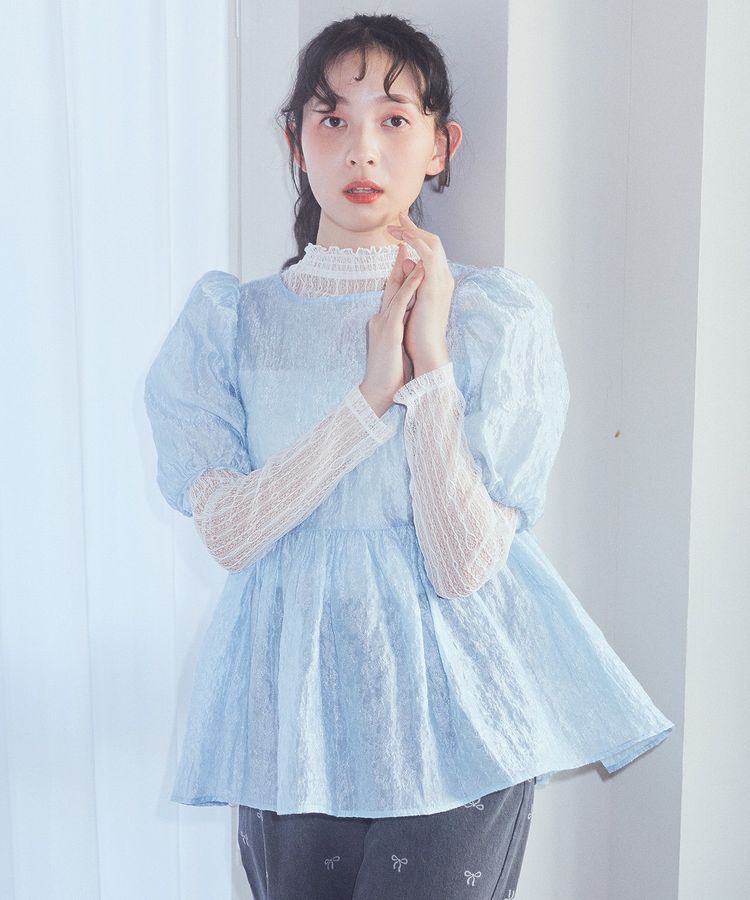 Chevon FC限定 DUA・RHYTHM 刺繍プルオーバー 青 L