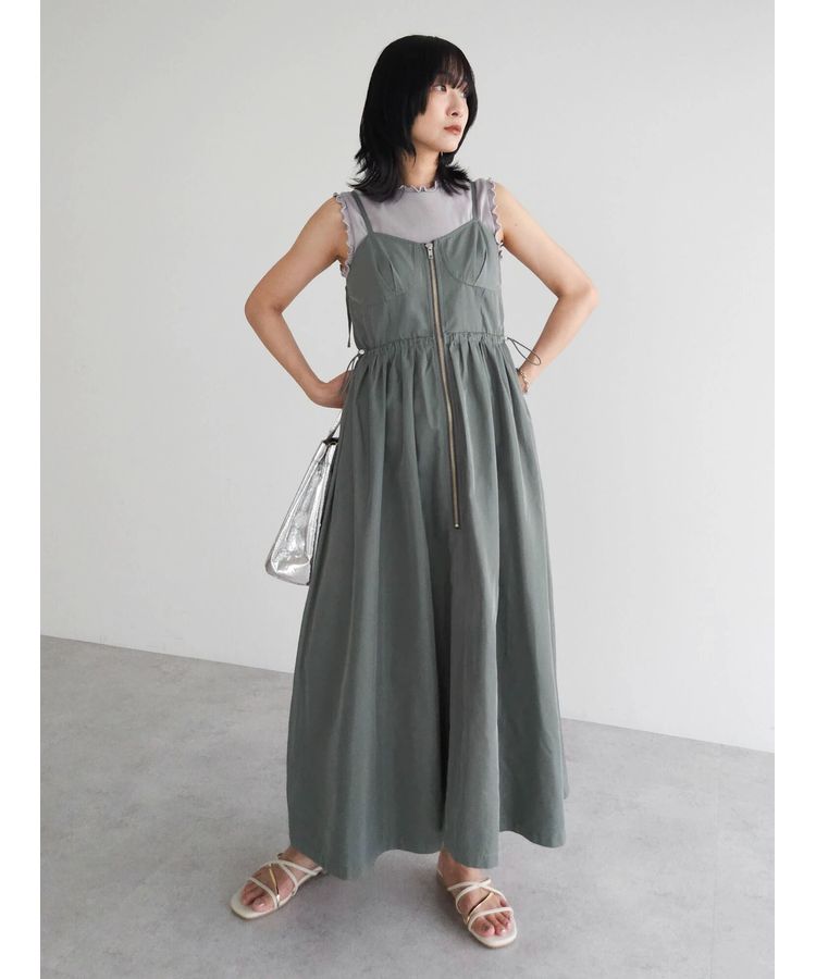 SUGAR SPOON コルセット風キャミワンピース/Green Parks（グリーン