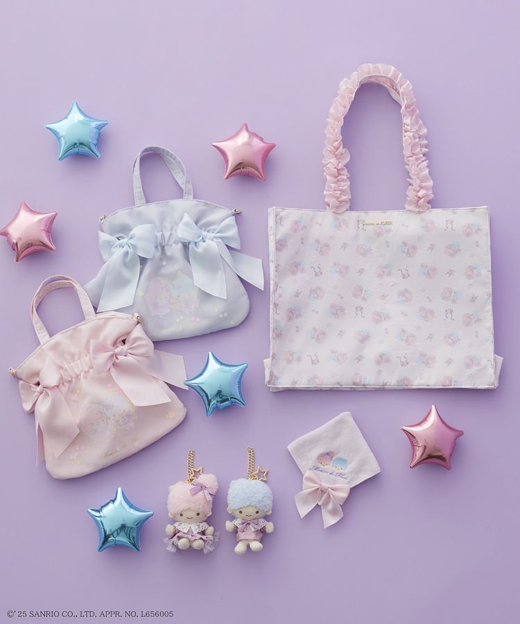 リトルツインスターズ フリルハンドルトート/Maison de FLEUR（メゾン