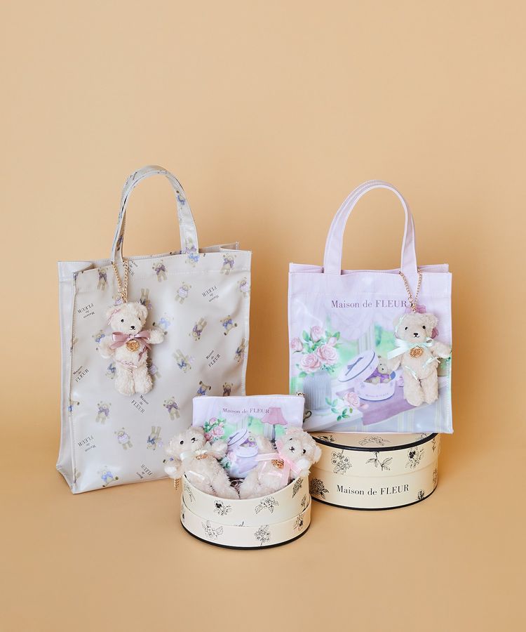 ストライプクラブ限定ベアチャーム/Maison de FLEUR（メゾン ド