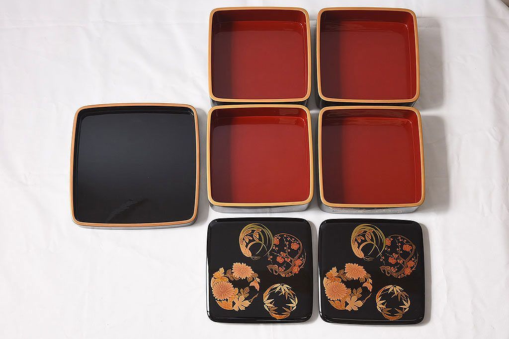 公式】アンティーク家具ラフジュ工房商品詳細ページ輪島塗 花丸蒔絵