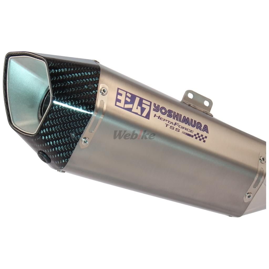 Webike | YOSHIMURA ヨシムラ HEPTA FORCE TSS レーシングチタン