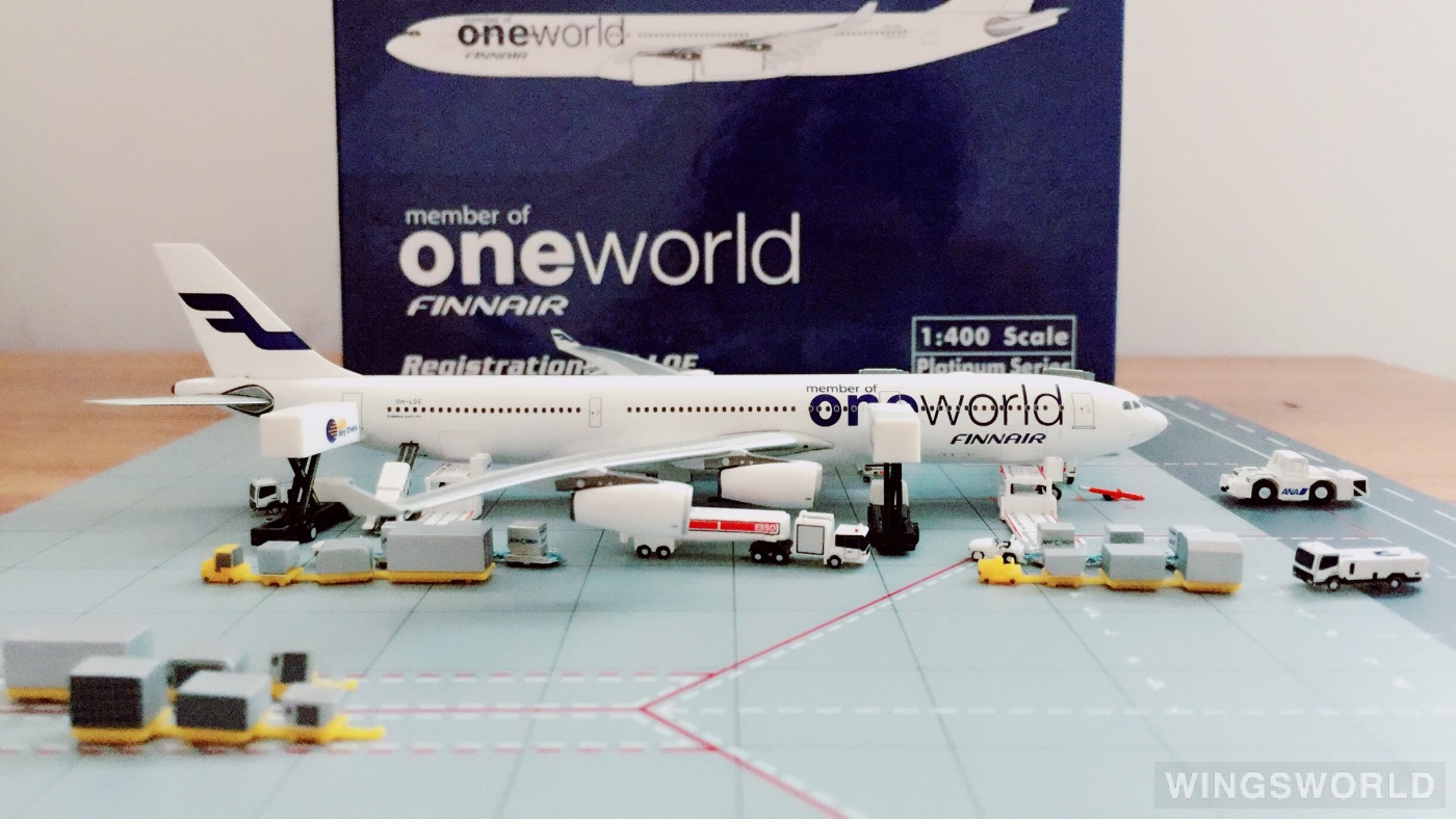 Phoenix 1:400 Airbus A340-300 Finnair 芬兰航空PH10548 OH-LQE one