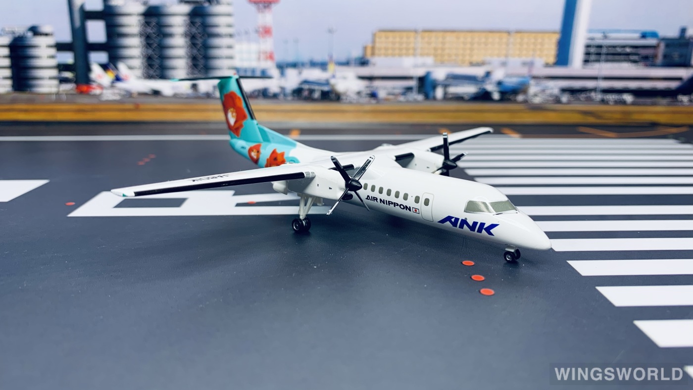 Hogan 1:200 Bombardier Dash 8-300 ANA 全日空DH28001 JA801K 椿