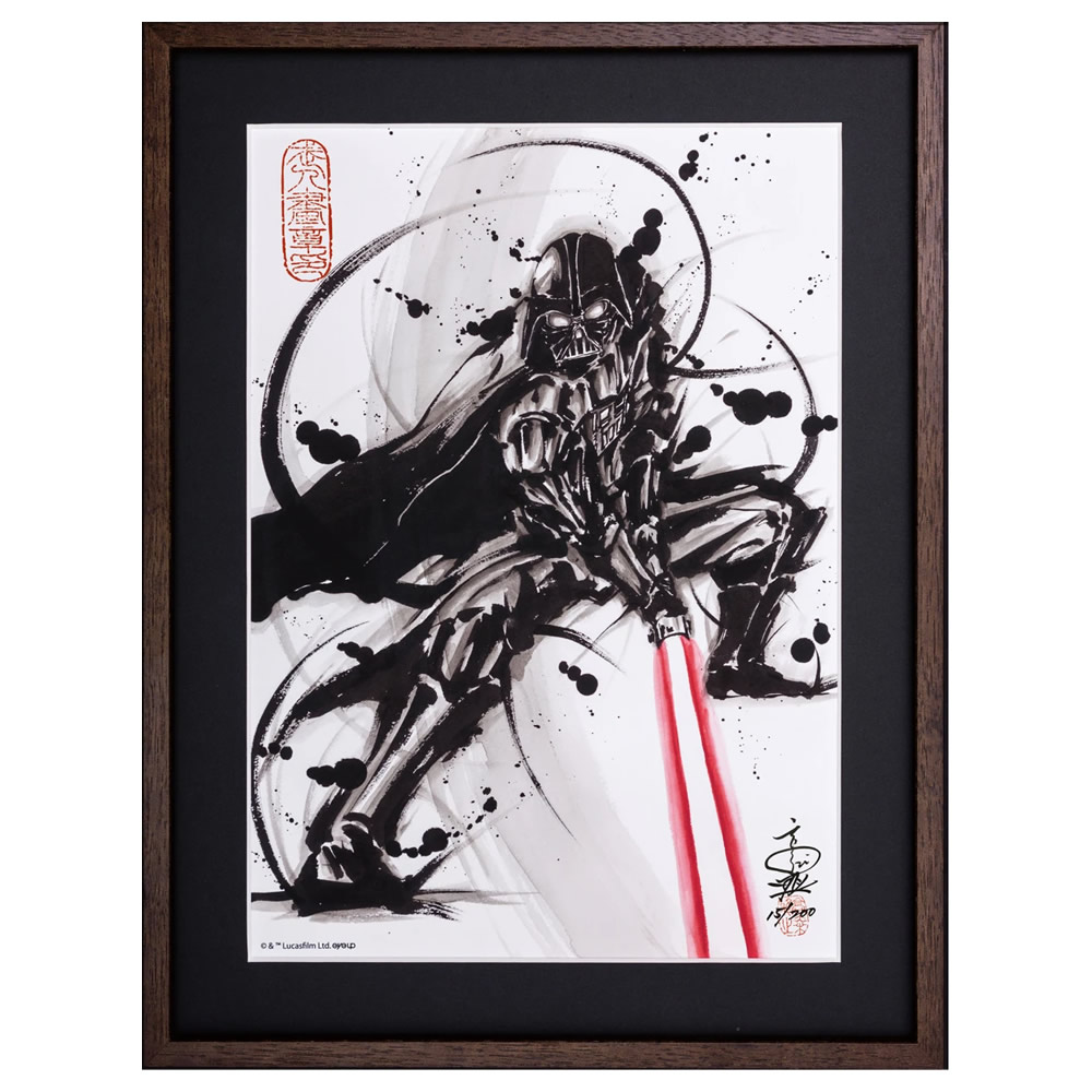 スター・ウォーズ 武人画「ダース・ベイダー6」｜浮世絵工房