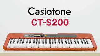 カシオ CT-S200RD ベーシックキーボード レッド|エディオン公式通販