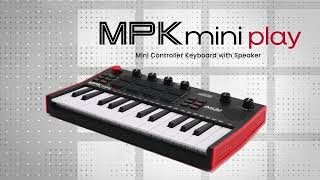 Akai MPK Mini Play Mk3 Keyboard Controller With Built-in Sounds