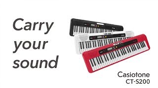カシオ CT-S200BK ベーシックキーボード ブラック|エディオン公式通販