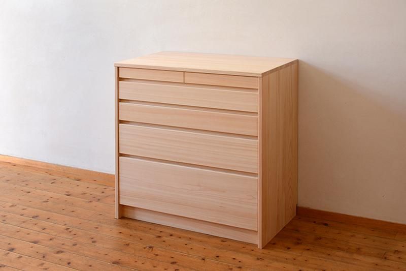 木製収納｜桧無垢家具｜リビング収納