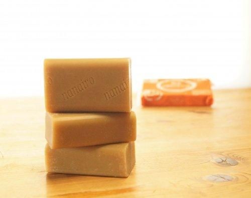 柿渋 お風呂のせっけん3個入り - 無添加石鹸 七色石けんショッピング