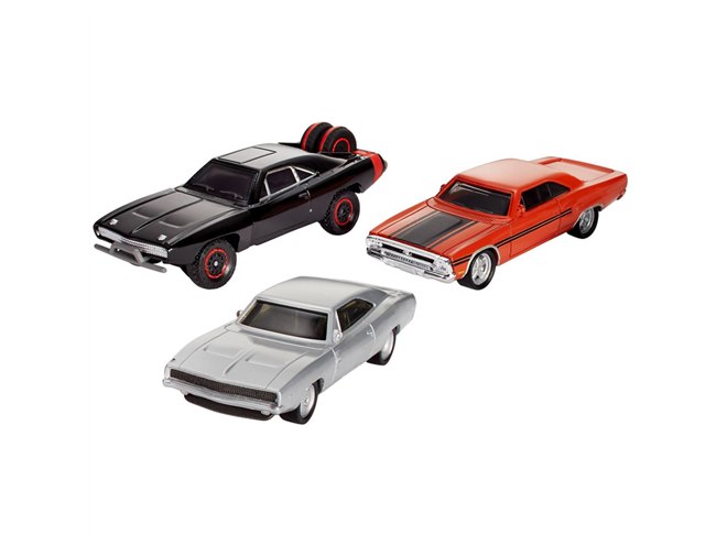 映画「ワイルド・スピード」の車種を集めた1/55ダイキャストカー