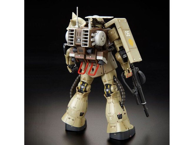 特徴的なパックパックを再現、「ザク・マインレイヤー」RGガンプラ