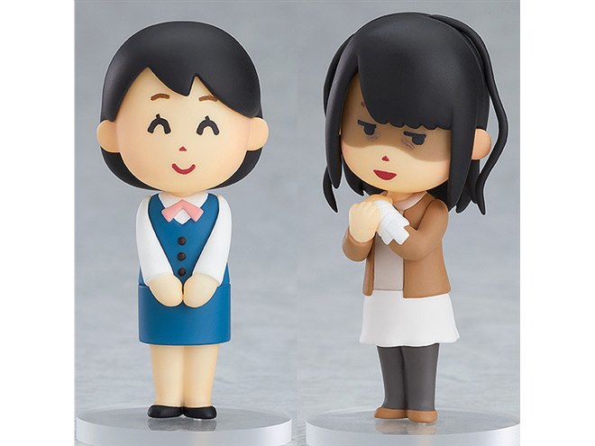 微笑むOLや闇を抱えた女性など、「いらすとや」イラストを立体カプセル