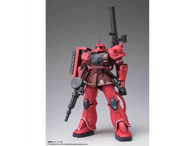 バンダイ、約180mmのダイキャスト製フィギュア「シャア専用ザクII