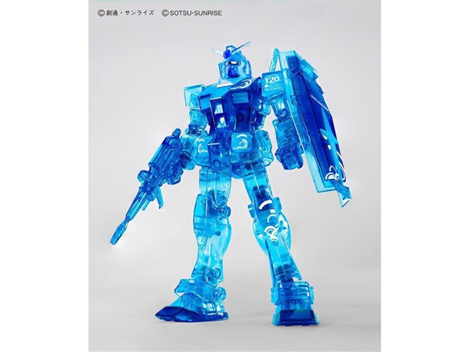清水港開港120周年のクリアブルーガンプラ「RX-78-2 ガンダム」が発売