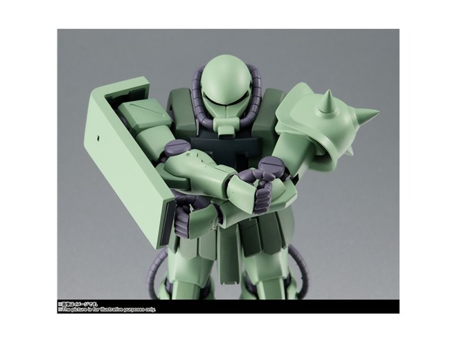 バンダイ、“後期生産型”「ROBOT魂 ザクII F2型 ver. A.N.I.M.E.」11月