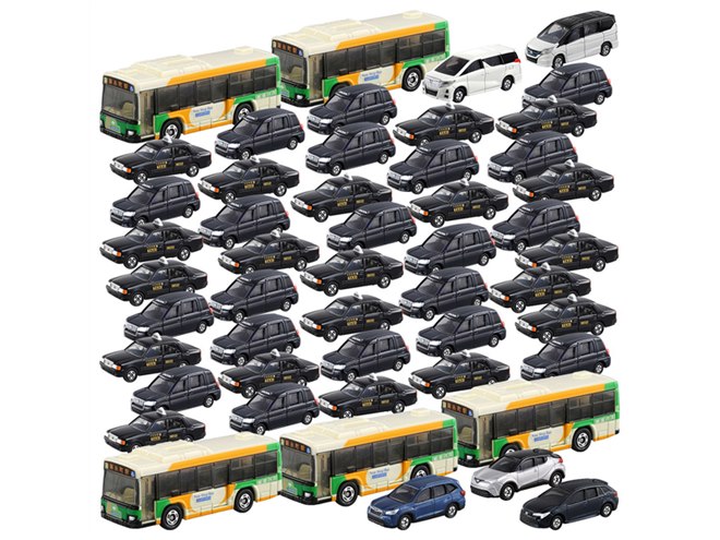 トミカ「終電間近のロータリー50台セット」がタカラトミーモールで発売