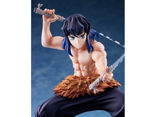 鬼滅の刃」より、2つの顔を持つ「嘴平伊之助」1/8スケールフィギュアで