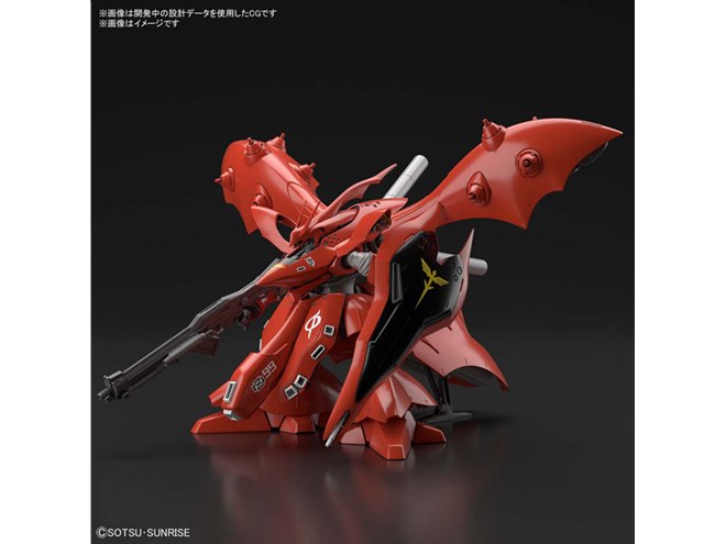 バンダイ、左右幅約40cmのガンプラ「HGUC 1/144 ナイチンゲール」発売