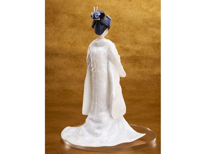 めぞん一刻」白無垢姿の音無響子がフィギュア化、打ち掛けにパール塗装