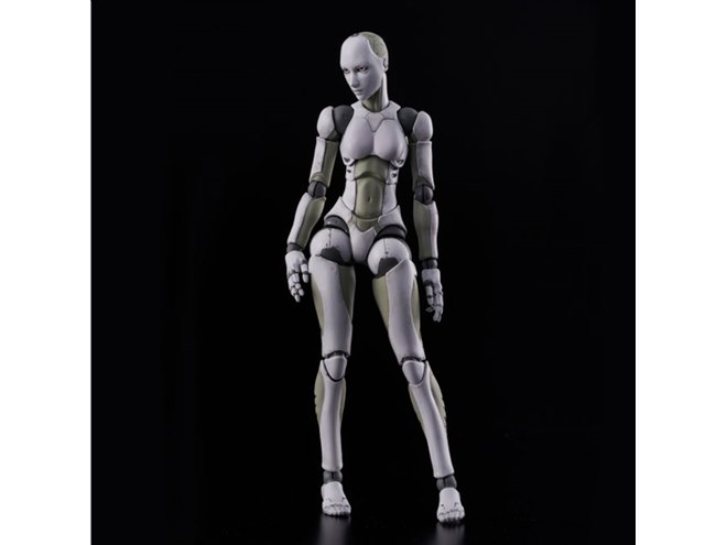 女性らしいアウトラインを楽しめる「1/12 合成人間♀」、2次生産分の