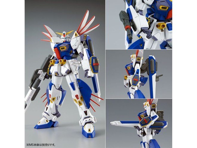 試作型MS「ガンダムF90」用のミッションパック2種が完全新規MG 1/100で