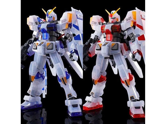 ガンダム4号機」「ガンダム5号機」クリアカラーの限定ガンプラが1/15