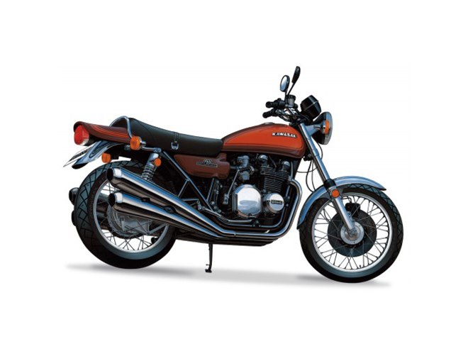 AOSHIMA、火の玉カラーの「カワサキ Z2 750RS」を1/12スケールで再現