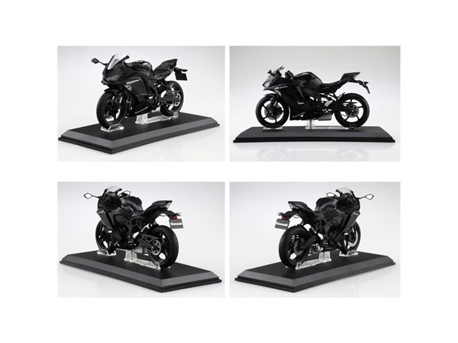 1/12スケールの「KAWASAKI Ninja ZX-25R」がブラックなど3色で登場