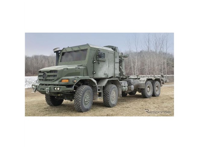 メルセデスベンツが新型8輪軍用トラック発表へ…『ゼトロス8x8』は最大