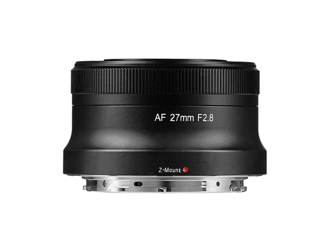 七工匠、Zマウント用のAPS-C対応単焦点レンズ「7Artisans 27mm F2.8 AF