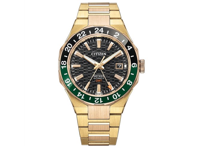 シチズン シリーズエイト、「880 Mechanical」からゴールドカラーの新