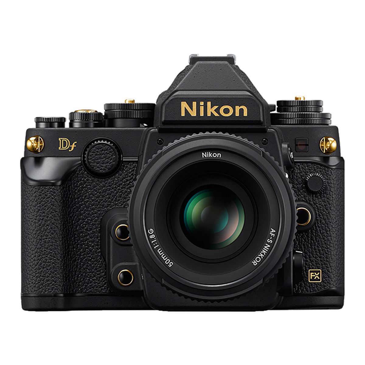 ニコン、1600台限定のゴールドパーツ採用「Df ブラック Gold Edition