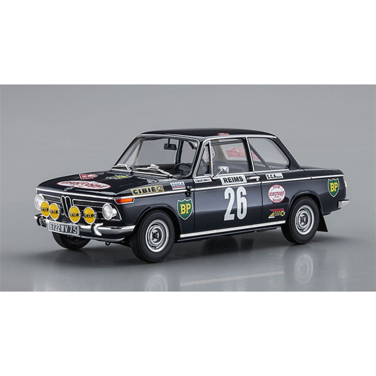 ハセガワ、1/24模型「BMW 2002 ti “1971 モンテカルロ ラリー”」を本日