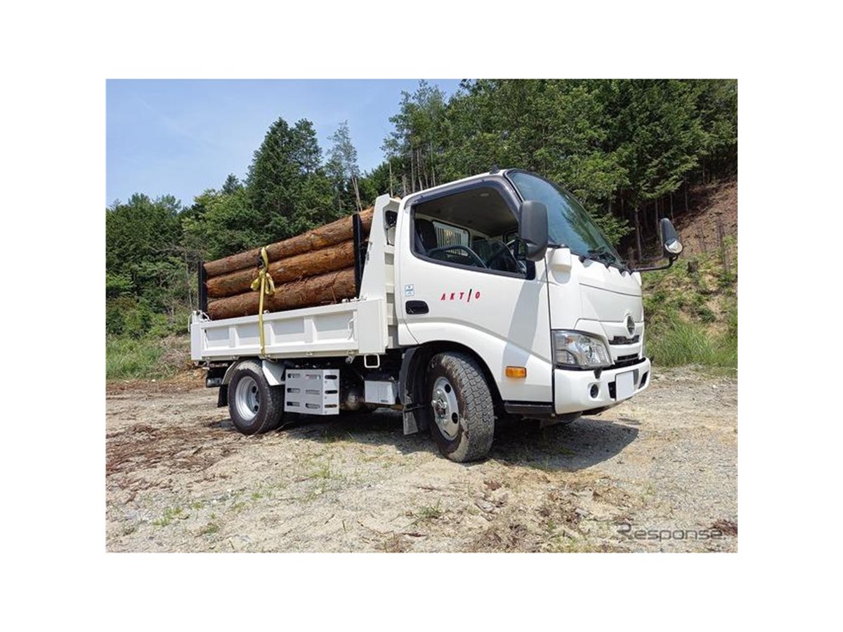 林業専用のダンプカー…奥地まで入れる工夫 アクティオ - 価格.com